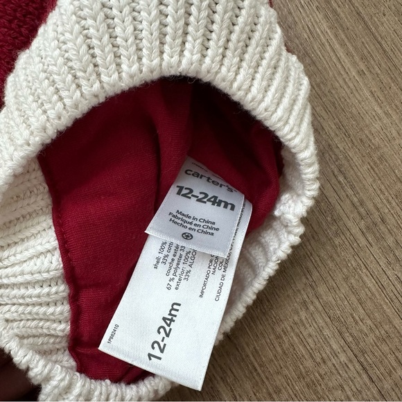 Red Hooded Jacket and Merry Hat Set - Picture 3 of 6